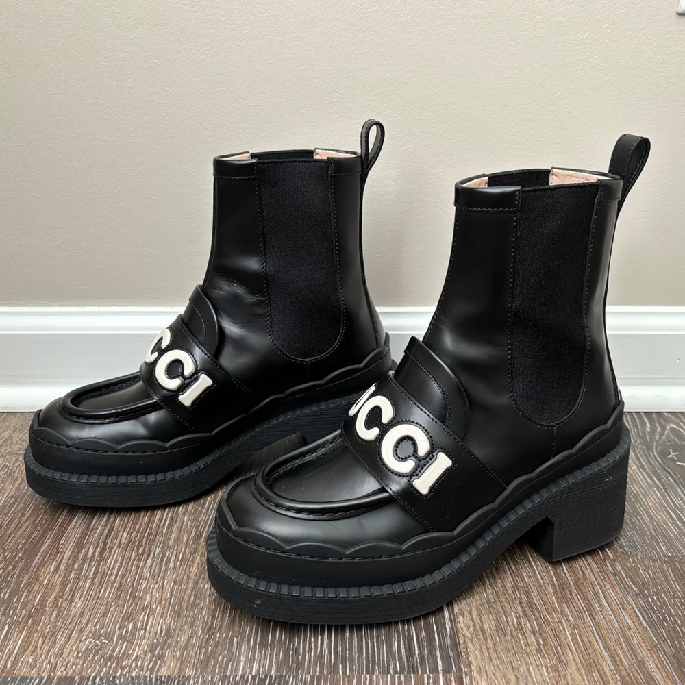 SOLD❗️Gucci logo boots, 36 - Picture 5 of 10